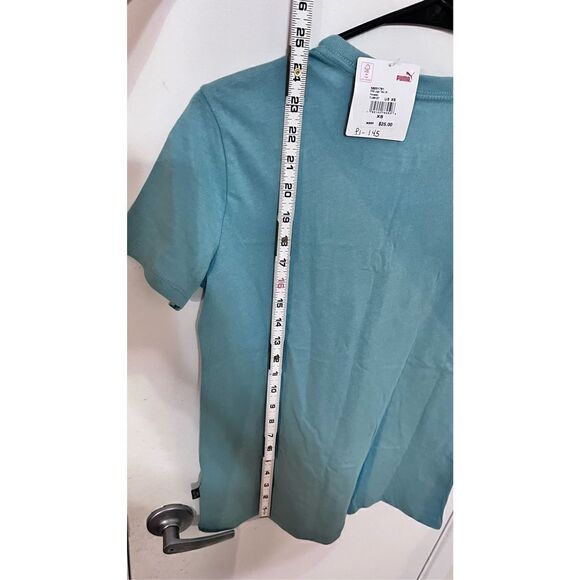 PUMA GREEN LOGO TEE SHIRT WOMENS SIZE XS NEW P1-145 - Picture 8 of 9